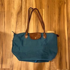 Large Blue Longchamp bag